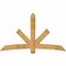 Ekena Millwork Alberta Rough Sawn Timber Gable Bracket, Western Red Cedar, 84"W x 49"H x 6"D x 6"F, 14/12 Pitch GBW084X49X0606ALB00RWR - alternate 1